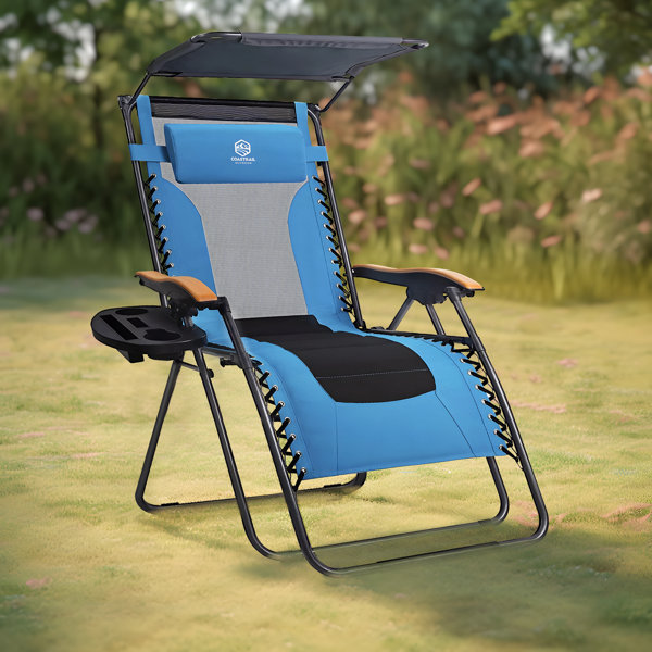 Portable chair best sale with sun shade